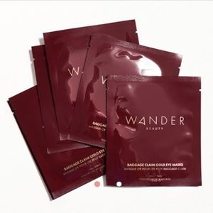 WANDER BEAUTYBaggage Claim Gold Eye Masks